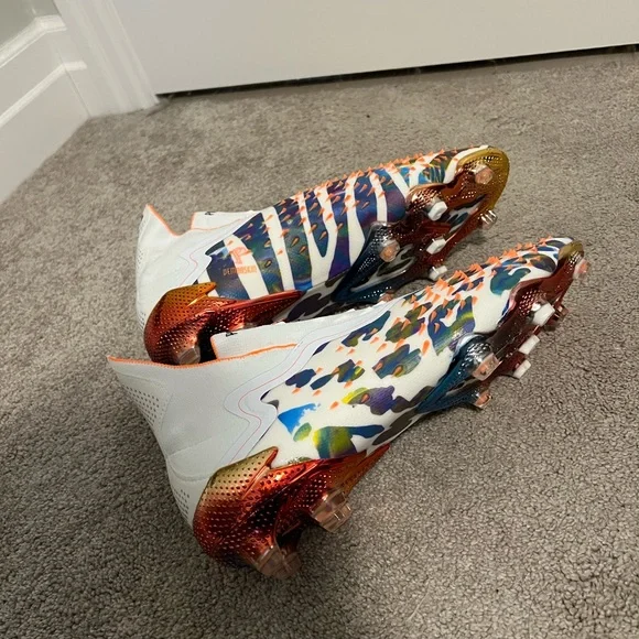 NEVER WORN ADIDAS PREDATOR FREAK+ POGBA DEMON SOCCER CLEATS - SIZE 10 - Picture 9 of 9